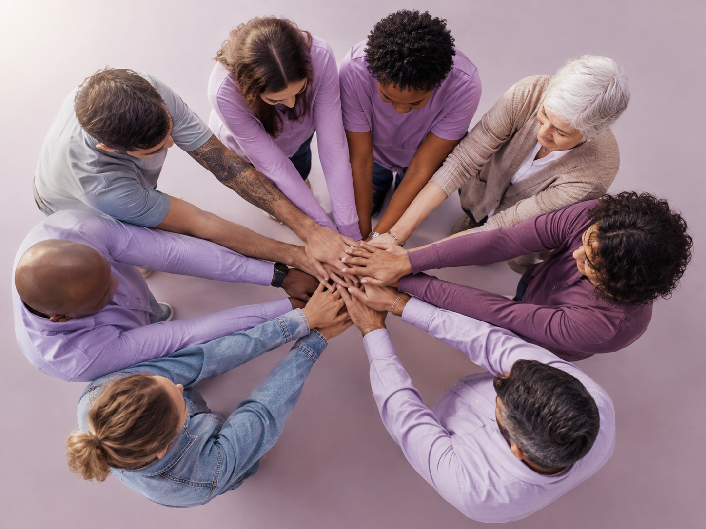 People supporting each other